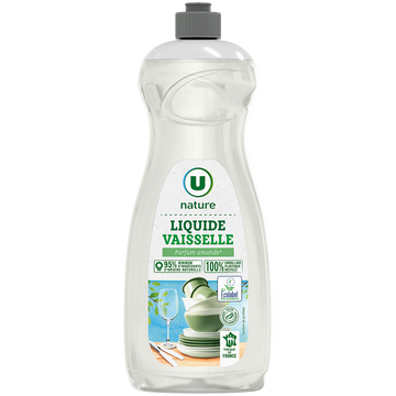 U NATURE Liquide vaisselle parfum amande - flacon 750ml