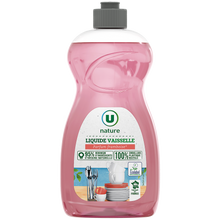 U NATURE Liquide vaisselle parfum framboise U NATURE 500ml