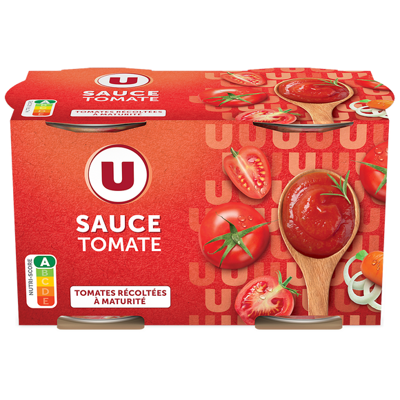 U Sauce tomate fraiches 2x190g