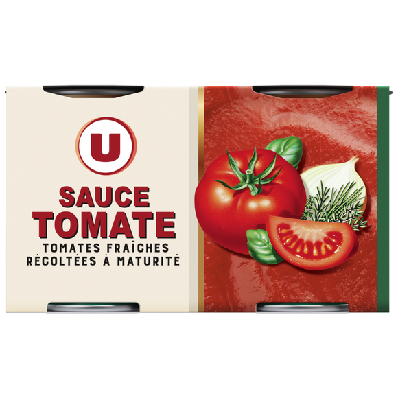 U Sauce tomate fraiches  2x190g