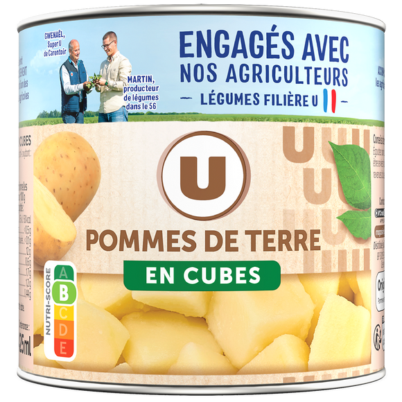 U Pommes de terre en cubes - 280g