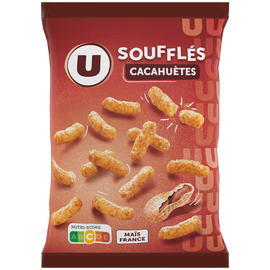 U Snacks goût cacahuètes  sachet de 90g