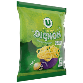 U Soufflés à base de maïs goût oignon  60g
