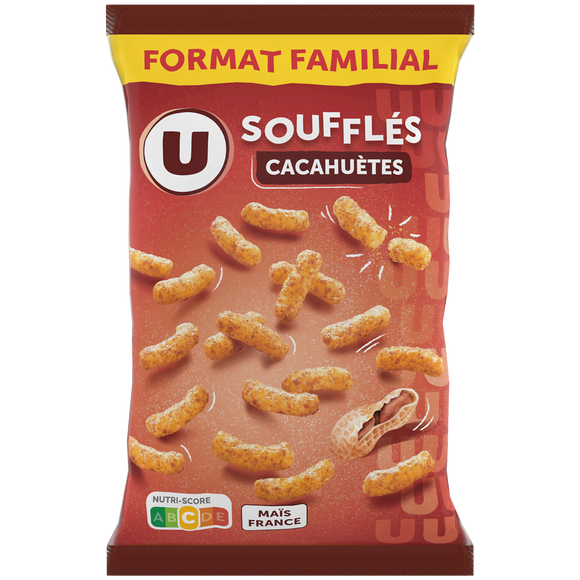 U Soufflé cacahuète  sachet de 160g
