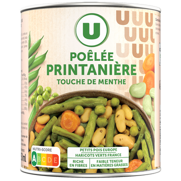 U Légumes Pôelée printanière - Boîte de 580g
