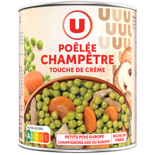 U Légumes cuisinés Pôélée champêtre - Boîte 580g