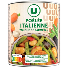U Légumes cuisinés Pôélée italienne - Boîte 580g