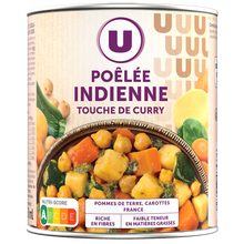 U Légumes cuisinés Pôélée indienne - Boîte 580g