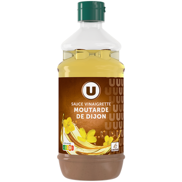 U Sauce vinaigrette à la moutarde de Dijon  550ml