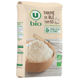 U BIO Farine de blé T65 - 1kg