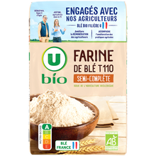 U BIO Farine Type 110 semi complète sur meule de pierre 1kg