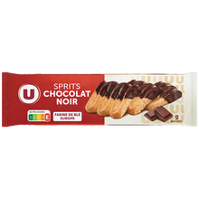 U Gâteau Sprits au chocolat au noir paquet de 150g