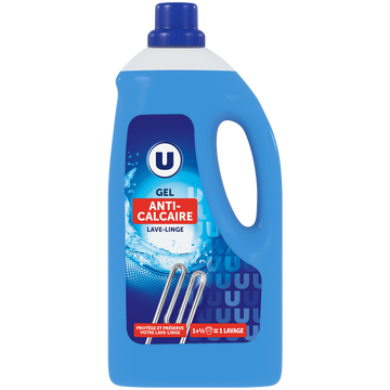 U Gel anti-calcaire lave-linge 2l