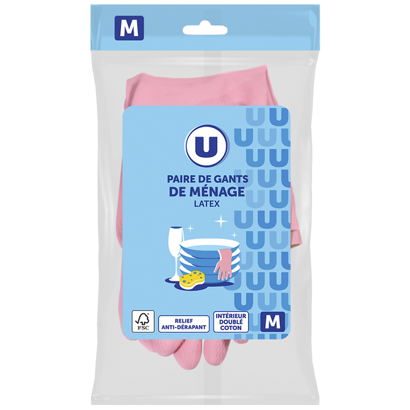 U Gants de ménage  taille M