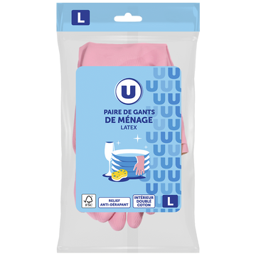 U Gants de ménage  taille L