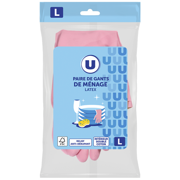 U Gants de ménage  taille L