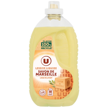 U Lessive liquide - Savon de Marseille - 30 lavages - 1.5 l