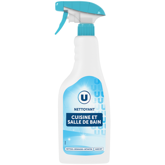 U Nettoyant 2en1 cuisine & salle de bain  750ml
