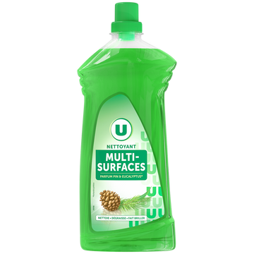 U Nettoyant ménager multi-surfaces parfum pin eucalyptus flacon 1,25L
