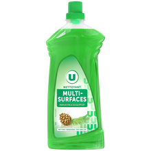 U Nettoyant ménager multi-surfaces parfum pin eucalyptus flacon 1,25L
