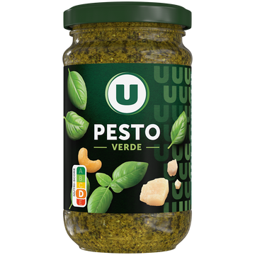 U Sauce pesto verde  bocal de 190g