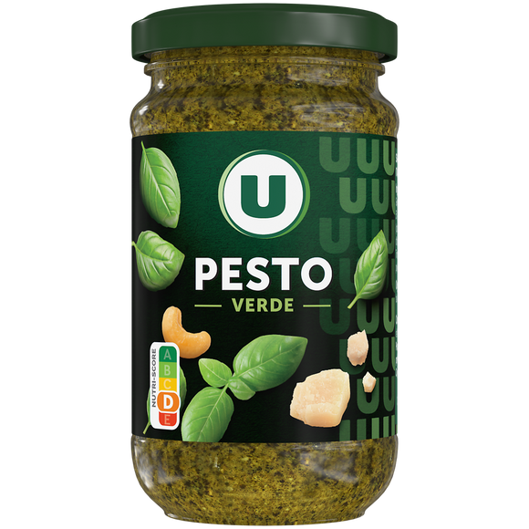 U Sauce pesto verde  bocal de 190g