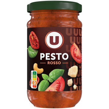 U Sauce pesto rosso  bocal de 190g
