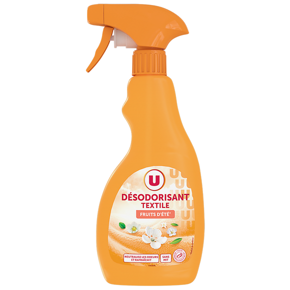 U Désodorisant textile parfum fruits d'été  spray 500ml