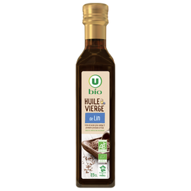 U BIO Huile de lin  bouteille de 250ml