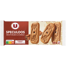 U Gâteau Spéculoos biscuit belge canelle sans huile de palme sachet 168g