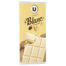 U Chocolat blanc 2 Tablettes de 100g