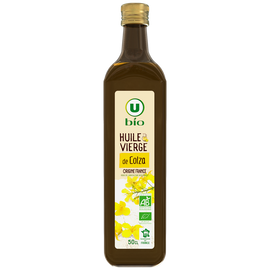 U BIO Huile vierge de colza Bouteille 500mL