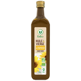 U BIO Huile vierge de tournesol Bouteille 500mL