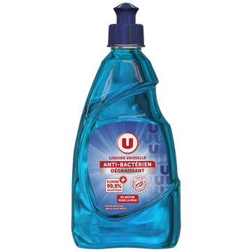 U Liquide vaisselle anti-bactérien 500ml