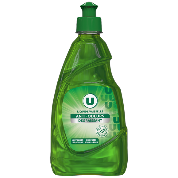 U Liquide vaisselle anti-odeurs  500ml
