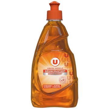 U Liquide vaisselle désincrustant flacon 500ml