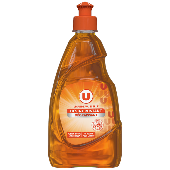 U Liquide vaisselle désincrustant flacon 500ml