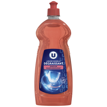U Liquide vaisselle parfum pamplemousse flacon 750ml