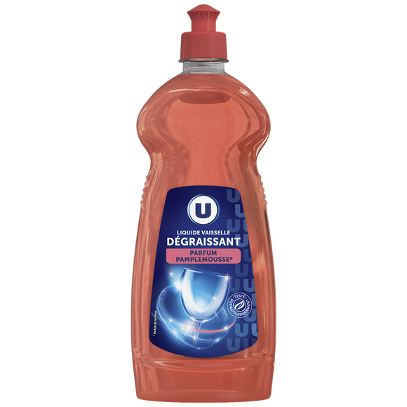 U Liquide vaisselle parfum pamplemousse flacon 750ml