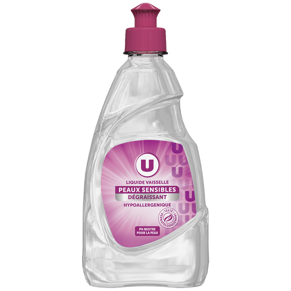 U Liquide vaisselle peaux sensibles 500ml