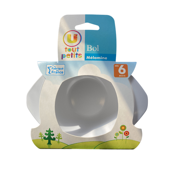 U TOUT PETITS Bol a oreilles melamine decoree