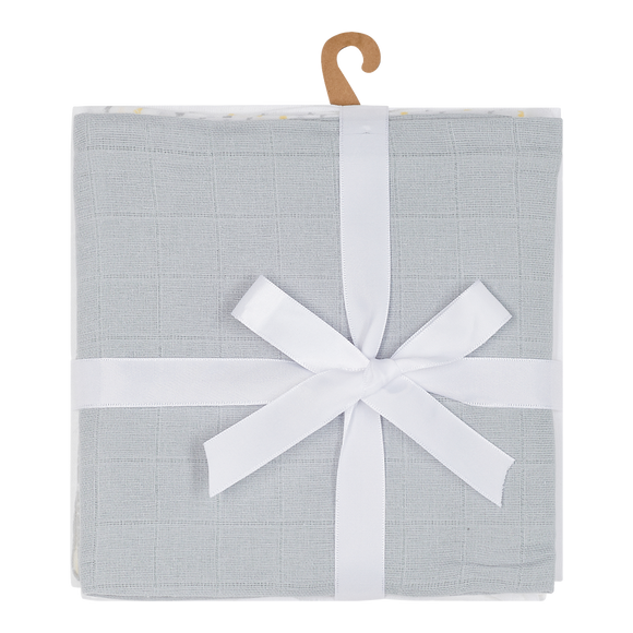 U TOUT PETITS Lot de 4 langes 60x60 cm