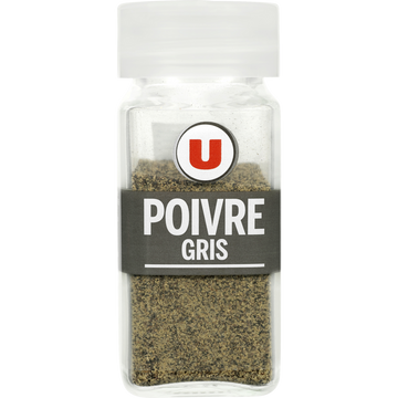 U Poivre gris moulu classique  format classique, 40g