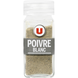 U Poivre blanc moulu format classique 45g