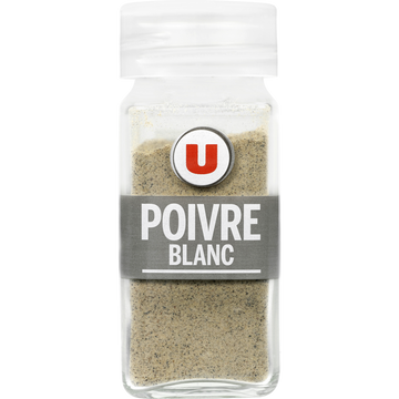 U Poivre blanc moulu format classique 45g