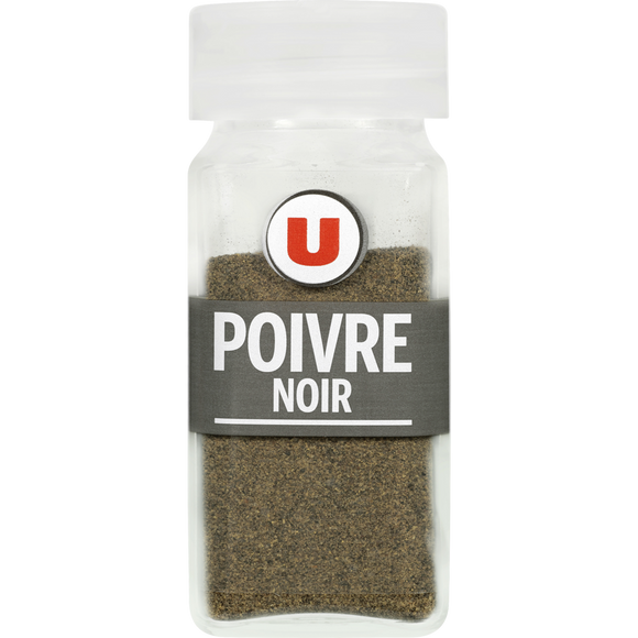 U Poivre noir moulu  format classique, 45g