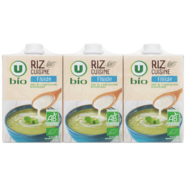 U BIO Riz cuisine fluide  3x20cl