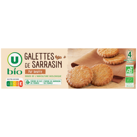 U BIO Biscuits Galettes de sarrasin pur beurre paquet 100g