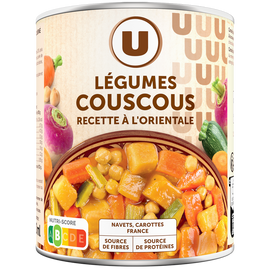 U Légumes pour couscous recette à l'orientale - Boîte 800g