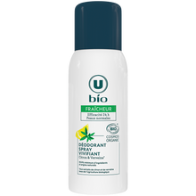 U BIO Déodorant vivifiant citron verveine spray 100ml